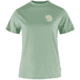 Fjallraven Fox Boxy Logo Tee - Womens, Misty Green, Extra Small, F87153-674-XS