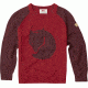Fjallraven Fox Sweater - Kid's-8-Dark Garnet/Deep Red