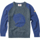 Fjallraven Fox Sweater - Kid's-7-Uncle Blue/Fog
