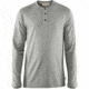 Fjallraven Greenland Re-Cotton Buttoned Long Sleeve - Mens, Grey, 2XL, F87213-20-XXL
