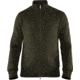 Fjallraven Greenland Re-Wool Cardigan - Mens, Deep Forest, Small, F87226-662-S