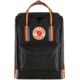 Fjallraven Kanken Rainbow Backpack, Black/Rainbow Pattern, One Size, F23620-550-907-One Size