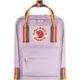 Fjallraven Kanken Rainbow Mini - Unisex, Pastel Lavender/Rainbow, One Size, F23621-457-907-One Size