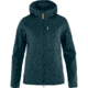 Fjallraven Keb Fleece Hoodie - Womens, Deep Sea, Medium, F86990-574-M
