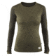 Fjallraven Keb Long Sleeve Wool T-Shirt - Womens, Laurel Green-Deep Forest, Large, F89753-625-662-L