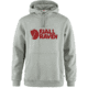 Fjallraven Logo Hoodie - Mens, Grey-Melange, Large, F84144-020-999-L