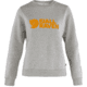 Fjallraven Logo Sweater - Womens, Grey-Melange, Extra Large, F84143-020-999-XL