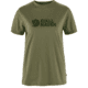 Fjallraven Logo Tee - Womens, Green, Large, F87146-620-L