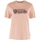 Fjallraven Lush Logo T-Shirt - Womens, Chalk Rose, Extra Large, F14600165-302-XL