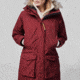 Fjallraven Nuuk Lite Parka - Womens, Bordeaux Red, Extra Small, F87161-347-XS