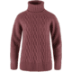 Fjallraven Ovik Cable Knit Roller Neck - Womens, Small, Mesa Purple, F84793-410-S