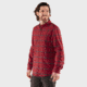 Fjallraven Ovik Comfort Flannel Shirt - Mens, Red Oak/Navy, Large, F84132-345-560-L