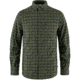 Fjallraven Ovik Flannel Shirt - Mens, Laurel Green/Indigo Blue, Large, F82979-625-534-L
