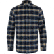 Fjallraven Ovik Heavy Flannel Shirt - Mens, Dark Navy/Buckwheat Brown, Medium, F82978-555-232-M