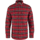Fjallraven Ovik Heavy Flannel Shirt - Mens, Red Oak/Fog, Large, F82978-345-021-L