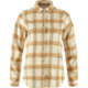 Fjallraven Ovik Heavy Flannel Shirt - Womens, Chalk White/Dune Beige, 2XS, F86999-113-196-XXS