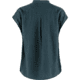 Fjallraven Ovik Hemp Shirt Short Sleeve - Women's, Mountain Blue, 2XS, F14600160-570-XXS