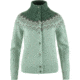Fjallraven Ovik Knit Cardigan - Womens, Large, Misty Green/Deep Patina, F84148-674-679-L