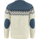 Fjallraven Ovik Knit Sweater - Mens, Chalk White-Indigo Blue, Extra Large, F81829-113-534-XL
