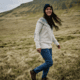 Fjallraven Ovik Knit Sweater - Womens, Chalk White-Flint Grey, Medium, F89941-113-055-M