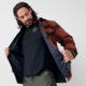 Fjallraven Ovik Lite Padded Shirt - Mens, Autumn Leaf-Dark Navy, Medium, F87069-215-555-M