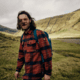 Fjallraven Ovik Lite Padded Shirt - Mens, Autumn Leaf-Dark Navy, Medium, F87069-215-555-M