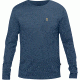 Fjallraven Ovik Pocket Long Sleeve T-Shirt - Men's-Uncle Blue-X-Large
