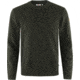 Fjallraven Ovik Round-Neck Sweater - Mens, Dark Olive, Large, F87323-633-L