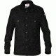 Fjallraven Ovik Wool Shirt Jacket - Men's-Black-Small