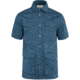 Fjallraven Raven Short Sleeve Shirt - Mens, Indigo Blue, Extra Small, F87106-534-XS