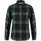 Fjallraven Singi Flannel Overshirt - Womens, Black/Iron Grey, Large, F86986-550-048-L
