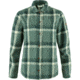 Fjallraven Singi Flannel Overshirt - Womens, Patina Green/Deep Patina, Extra Large, F86986-614-679-XL