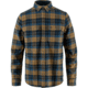 Fjallraven Singi Heavy Flannel Shirt - Mens, Dark Navy/Buckwheat Brown, Medium, F81373-555-232-M