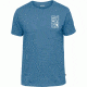 Fjallraven Small Classic Badge T-Shirt Mens, Azure Blue, XS F81953-517-XS
