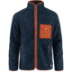 Fjallraven Vardag Pile Fleece - Mens, Navy-Autumn Leaf, Large, F84158-560-215-L