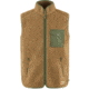 Fjallraven Vardag Pile Fleece Vest - Mens, Buckwheat Brown-Laurel Green, Extra Small, F87073-232-625-XS