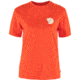 Fjallraven Walkith Nature T-Shirt - Womens, Flame Orange, Medium, F14600171-214-M