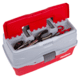 Flambeau 3 Tray Classic Tackle Box, Red/Gray, 6383TB