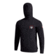 Florence Marine X Kahuku Airtex Long Sleeve Hooded Shirt, FMSS90081-BLK-XL
