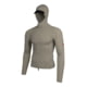 Florence Marine X Long Sleeve Hooded Rashguard, FMSS00030-SIL-XS