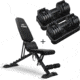 Flybird Fitness 55lb Weight Bench Dumbbells Set w/Waist Pad 1, 6840178802881