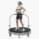 Flybird FitnessFoldable Indoor Trampoline, 330lbs, 40in, Black, One Size, FITBLUE330