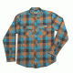 FlyLow Chappy Flannel - Men's-Ocean/Sepia/Night Plaid-Small