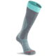 Fox River Carve Ultra-Lightweight Over-The-Calf Ski and Snowboard Sock - Womens, Grey/Turquoise, Small, 161470
