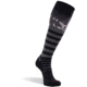 Fox River Chatter Ultra-Lightweight Over-the-Calf Ski and Snowboard Sock - Mens, Black/Grey, Extra Large, 141443