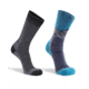 Fox River Mens Merino Wool Lightweight Crew Hiking Sock Bundle - 2 Pack 97496E36, Large, Multi, 152055