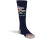 Fox River Monkey Ski, Monkey Do Lightweight Over-the-Calf Ski and Snowboard Sock - Kids, Navy, Large, 133718