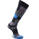 Fox River Peakheat Liftie Lightweight Over-the-Calf Ski and Snowboard Sock - Womens, Black/Blue, Small, 175516