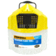 Frabill Magnum Flow Troll Shrimp Bucket, White/Yellow, 10 Quarts, PMC451205