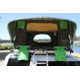Freespirit Recreation Adventure Series Automatic Soft-Top 49in Roof Top Tent, Dark Grey Body/Blk Fly/Lt. Green Trim/Blk PVC Cover, RTAS49310